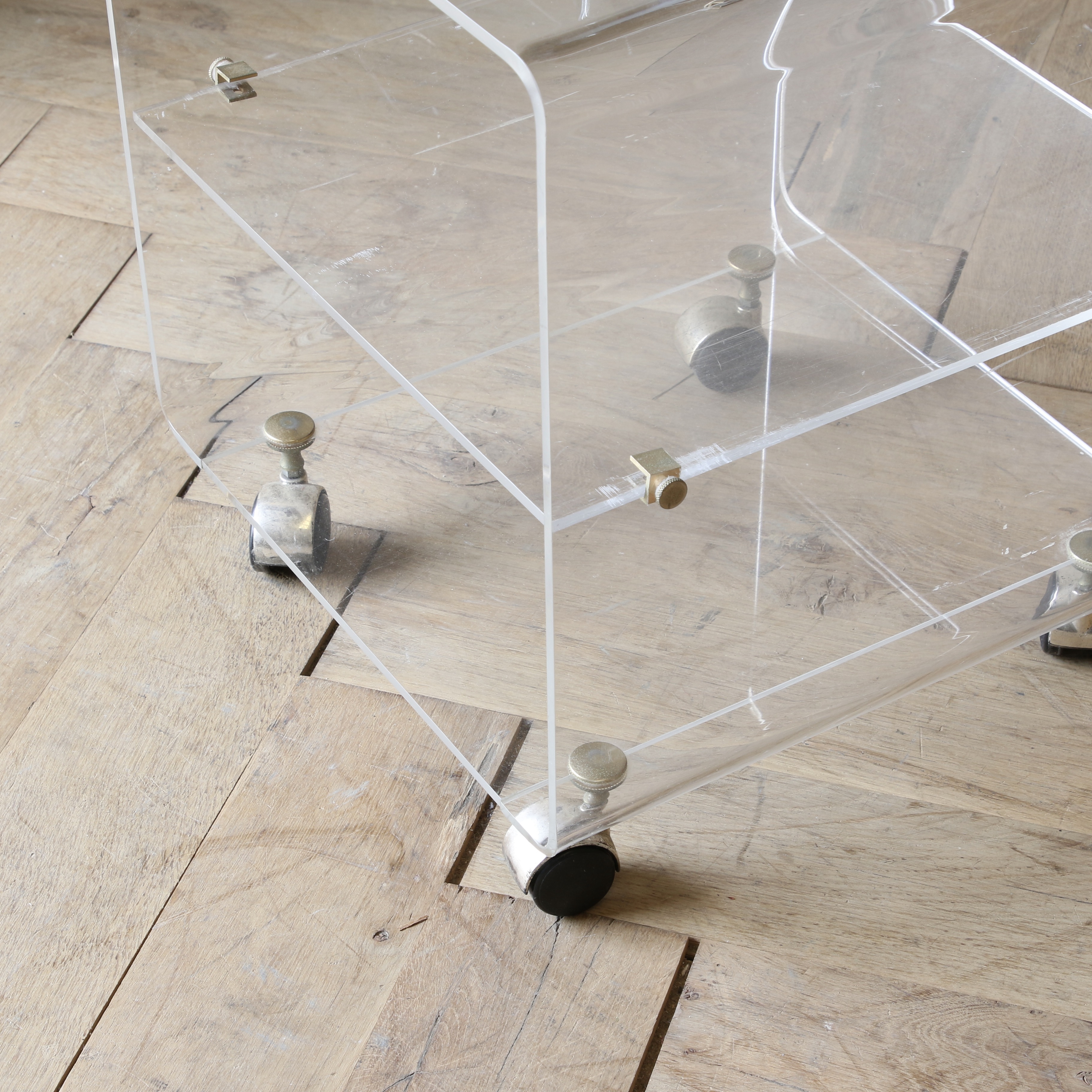 Perspex Side Table or Bedside